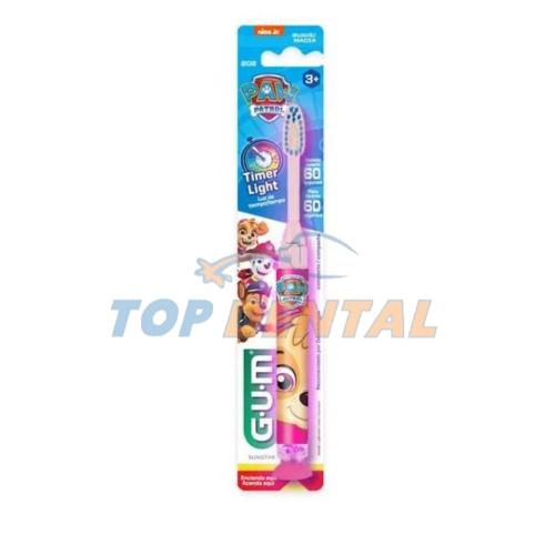 GUM CEPILLO DENTAL PAW PATROL CON LUZ