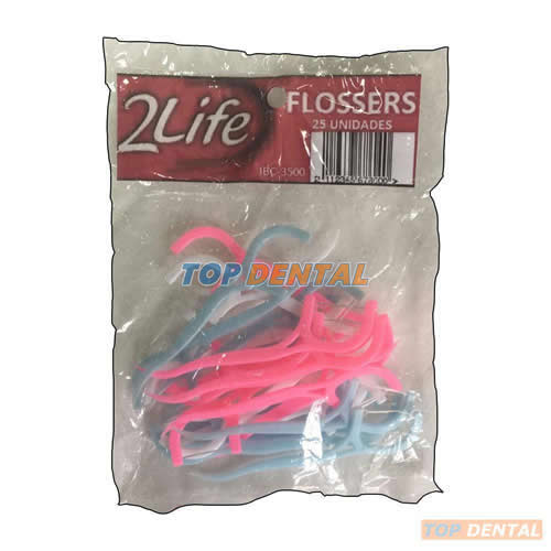 2 LIFE FLOSSERS X25 UNIDADES