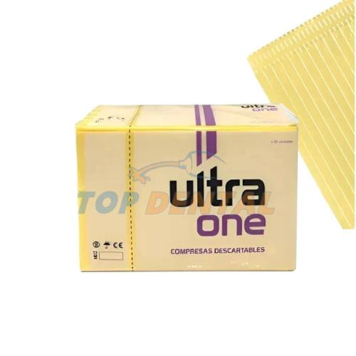 MD ULTRA ONE COMPRESAS DESCARTABLES LISAS AMARILLA X50 UNI