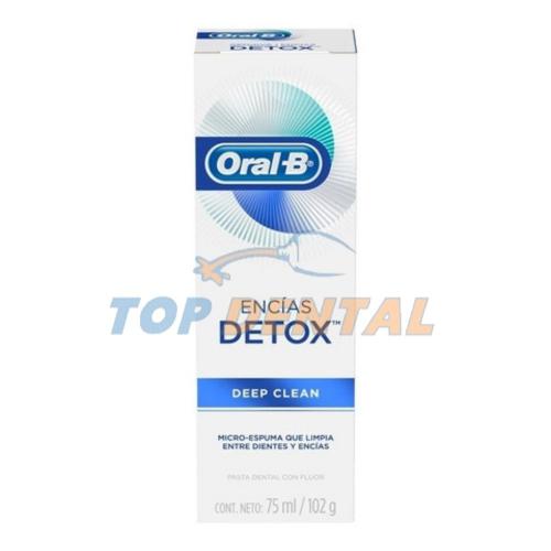 ORAL B PASTA ENCIAS DETOX DEEP CLEAN X102 grs