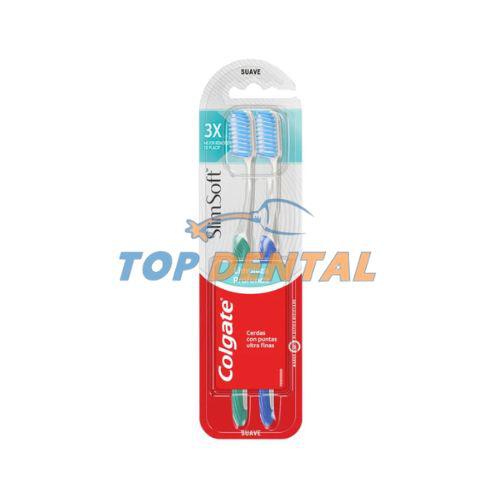 COLGATE SLIM SOFT LIMPIEZA PROFUNDA X2 UNIDADES