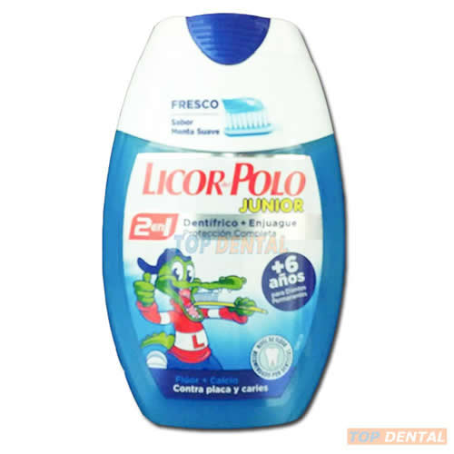 LICOR DEL POLO JUNIOR PETACA +6 A?OS MENTA X75 ML